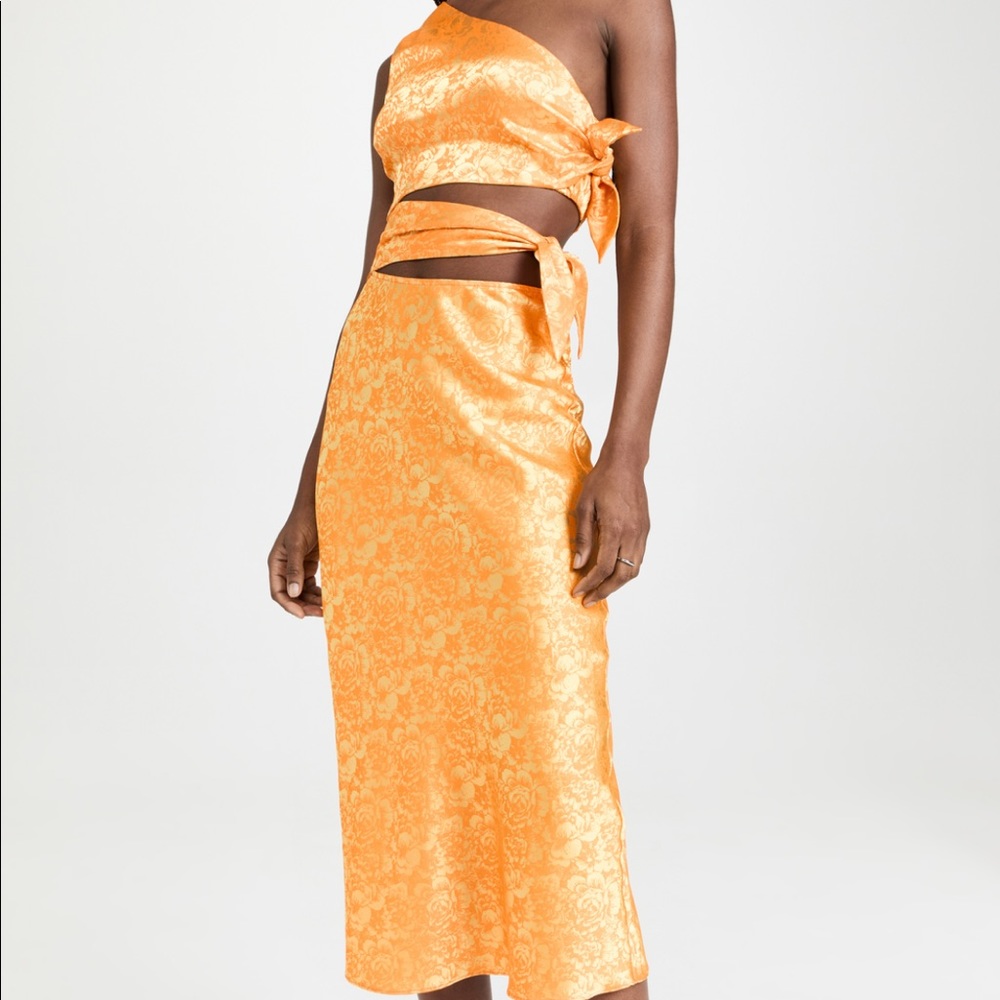 WAYF one shoulder dress